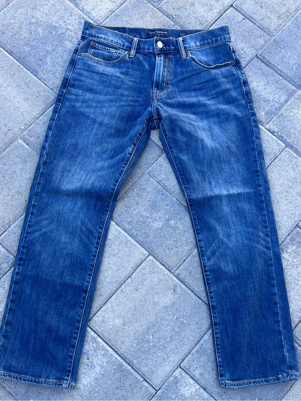 Lucky Brand Men's Jeans 221 Original Straight Size 30X30 Handcrafted Blue